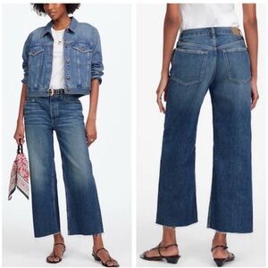MADEWELL Low Slung Baggy Crop Jeans 26P